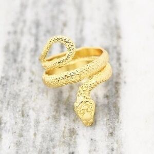 Gold Wrap Snake Ring